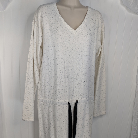 OLD NAVY V-Neck Drawstring Sweatshirt Dress M Tall - Picture 6 of 12